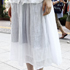 ストリートファッション,ストリートスナップ,ファッションスナップ,across,アクロス,レディース,透け,ボトムス,シフォン,レース,スカート,白