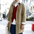 ストリートファッション,ストリートスナップ,ファッションスナップ,across,アクロス,コート,トレンチコート
