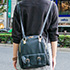 定点観測,ストリートファッション,ストリートスナップ,ファッションスナップ,across,アクロス,リュック,バッグ,鞄,レザーバッグ,革,黒,小振
