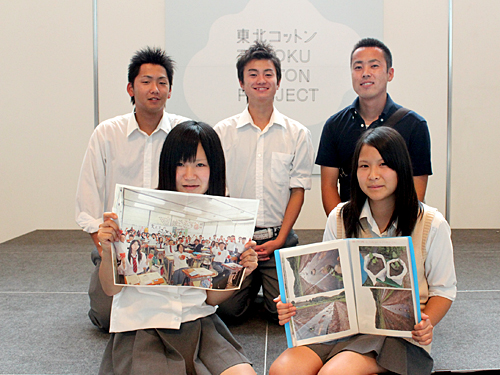 東北コットンプロジェクト,アクロス,ストリートファッション,レポート,津波,kurukku,綿,仙台,荒浜,宮城,震災,復興,農業,tohoku,cotton,Lee,UA,Tabio,農家,デニム,タオル